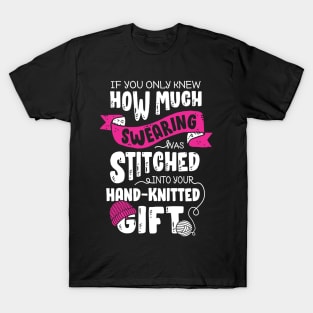 Funny Knitting Lover Grandma Grandmother Gift T-Shirt